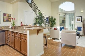 Tile flooring at the verandas,